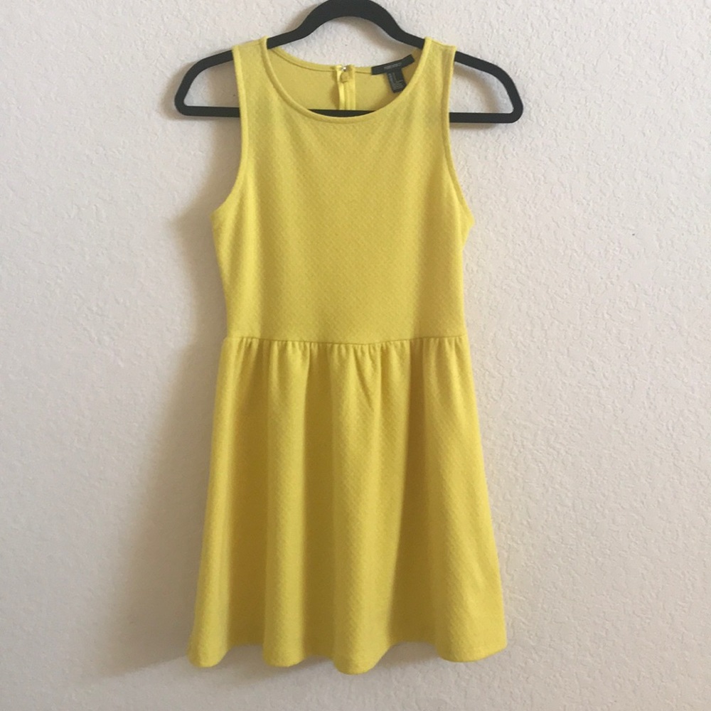 Forever 21 Bright  Yellow Dress